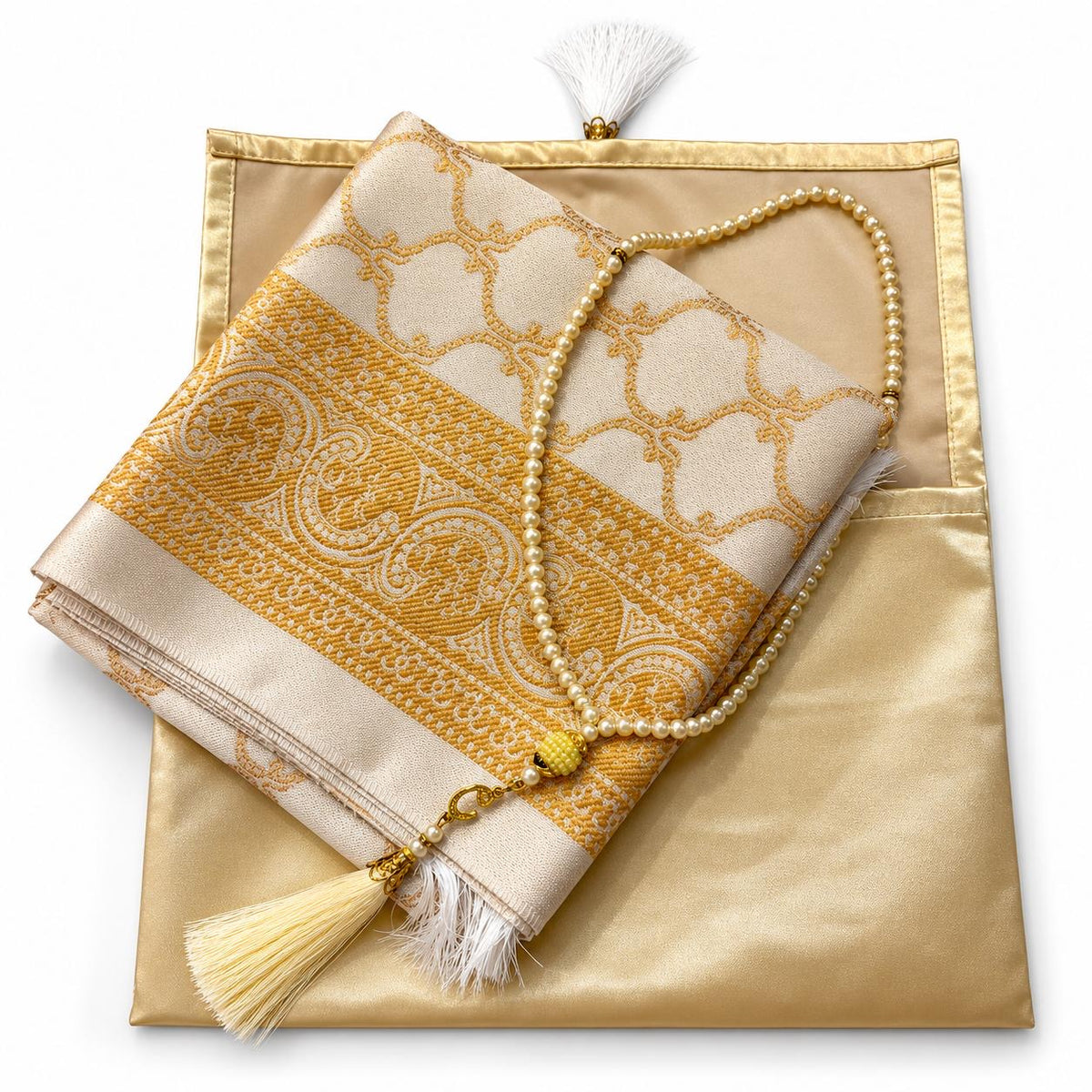 Pochette avec tapis et chapelet