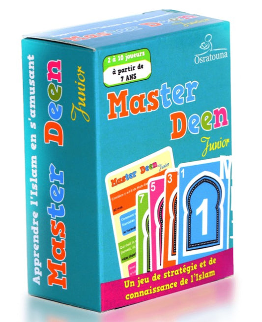 Jeu De Cartes Master Deen 1 - Version classique et junior - Jeu De Stratégie Et De Connaissance De L'Islam