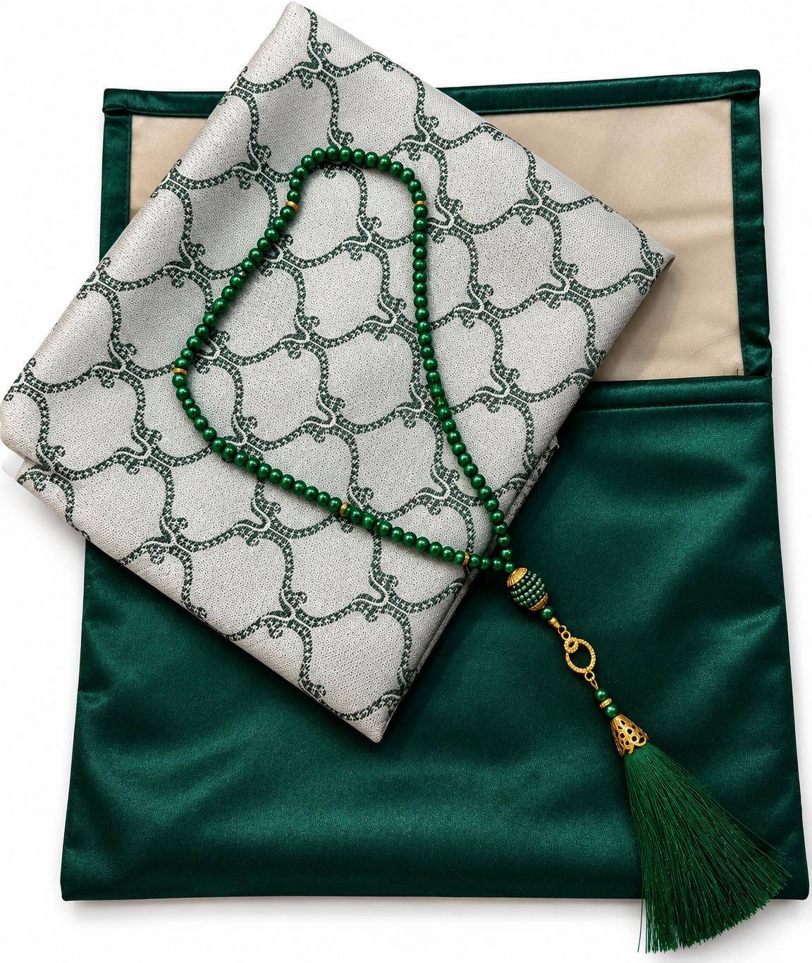 Pochette avec tapis et chapelet