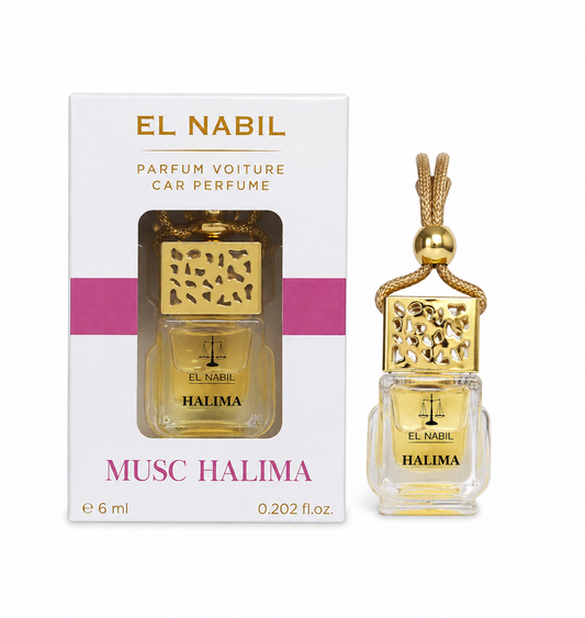 Parfum Voiture Musc Halima – El Nabil 6ml
