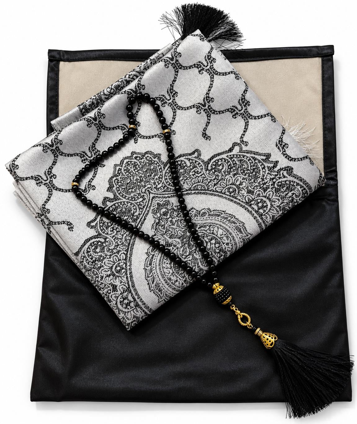 Pochette avec tapis et chapelet