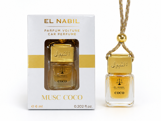Parfum Voiture Musc Coco El Nabil 6ml