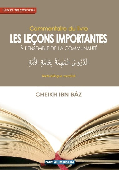 Commentaire du livre les leçons importantes à l’ensemble de la communauté